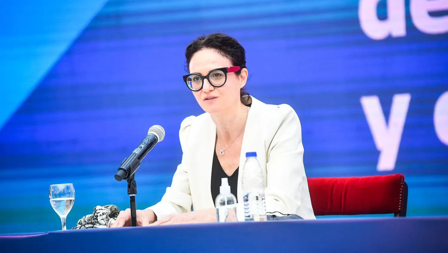 CRÍTICA. La vicejefa de Gabinete nacional, Cecilia Todesca Bocco, arremetió contra la administración del ex presidente Mauricio Macri.