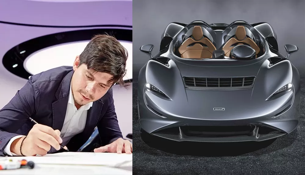 Esteban Palazzo, diseñador tucumano de la marca inglesa de autos McLaren.