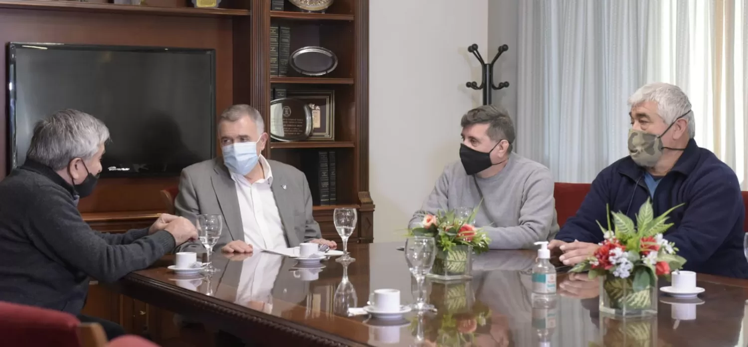 JALDO en el encuentro con efectivos autoconvocados. 