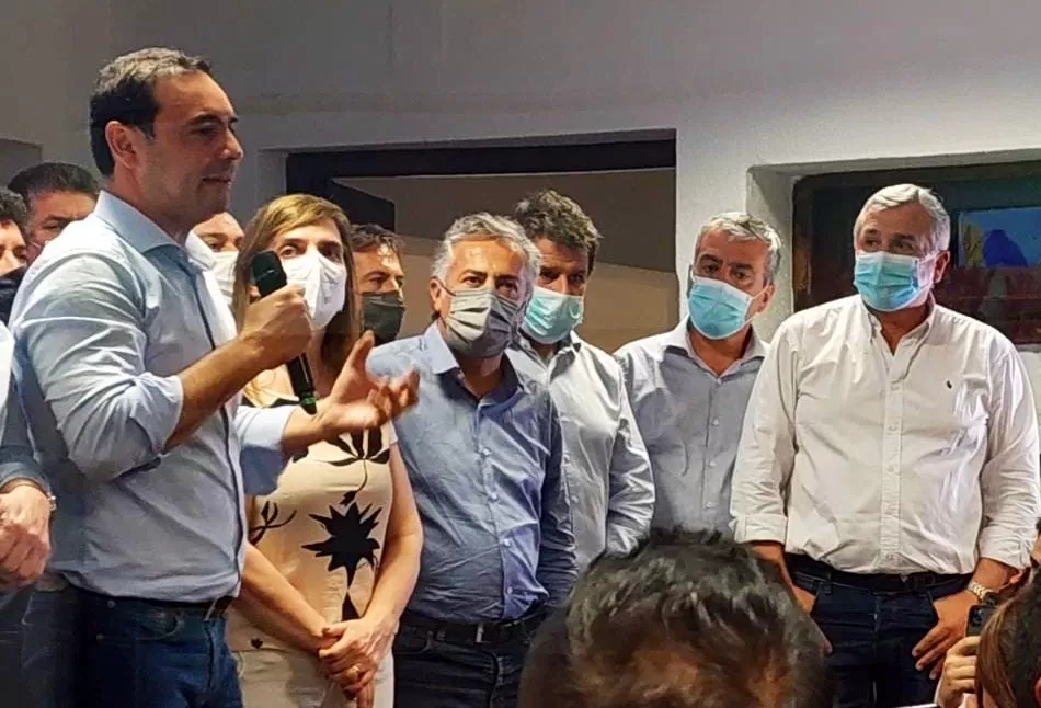 EN CORRIENTES. José Cano estuvo acompañando a Valdez. Foto: Prensa Cambiemos Juntos