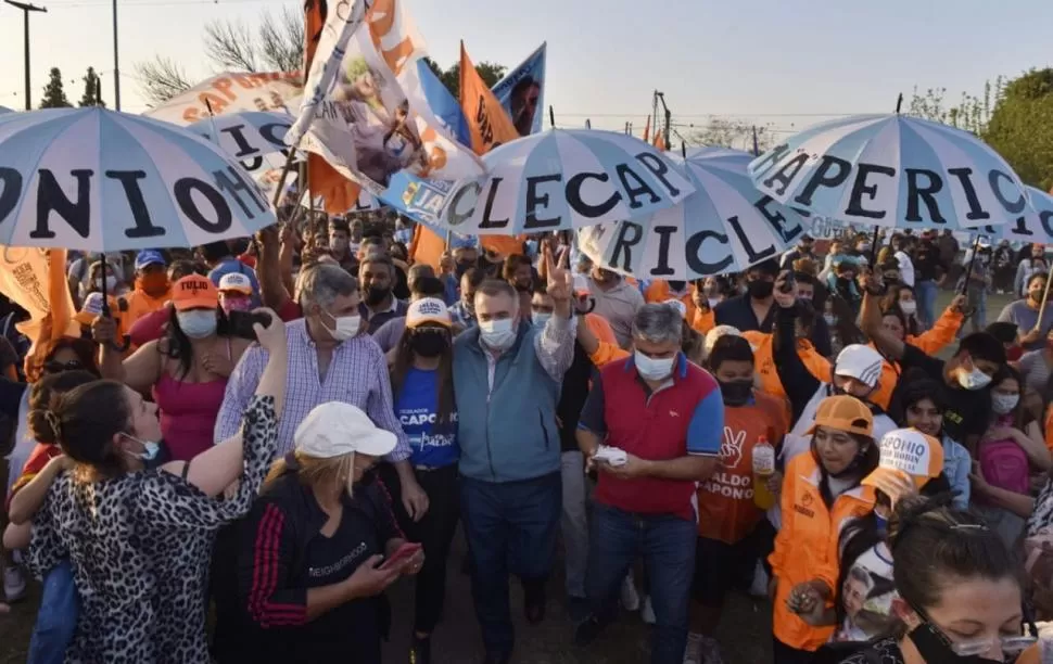 CONFIANZA. Jaldo dice que entran “sólidos” al final de la campaña. 