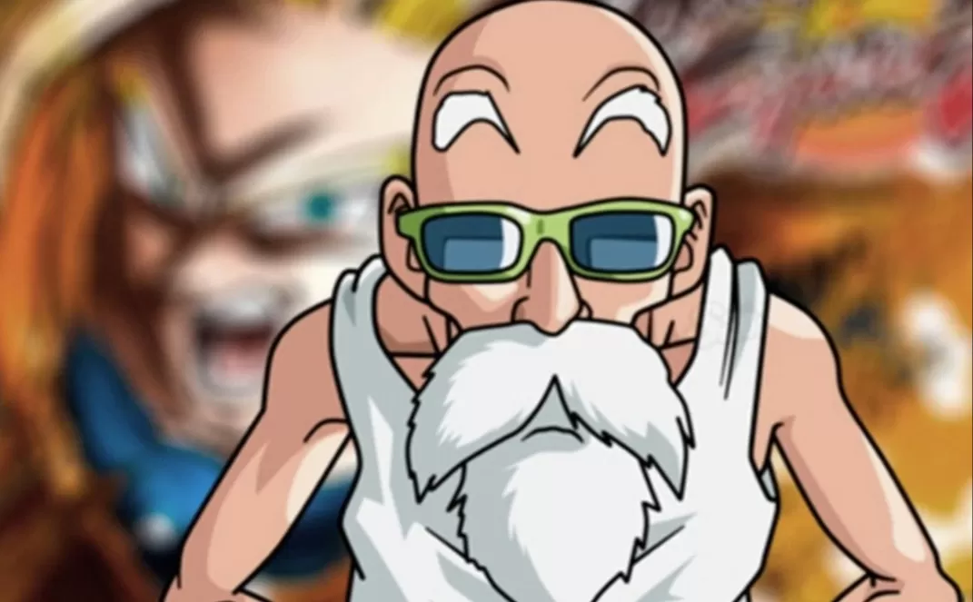 EN LA SERIE. El maestro Roshi.