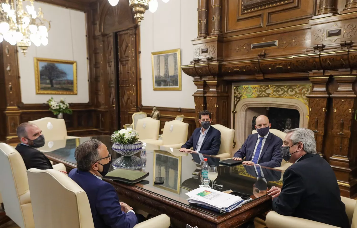 El Presidente recibió al director general de la empresa agrícola Syngenta, Antonio Aracre