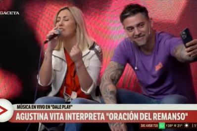 Agustina Vita pasó por Dale Play y cantó en vivo