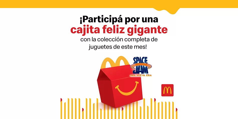 Exclusivo suscriptores: ¡Participá por una Cajita Feliz Gigante de McDonalds!