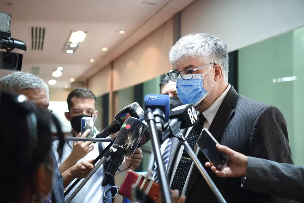 ACUSADO. Stoyanoff Isas dijo que está “absolutamente tranquilo”.  