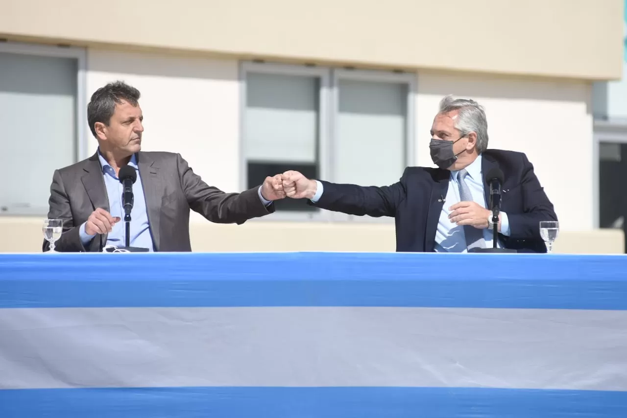 Massa y Fernández en Berazategui