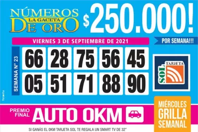 Los Números de Oro de LA GACETA