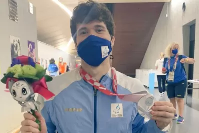 Juegos Paralímpicos: El argentino De Andrade ganó medalla de plata en los 100 metros espalda