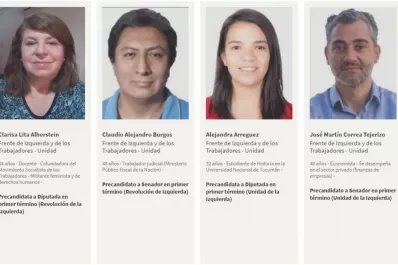 Las mujeres liderando listas son minoría y no compiten para el Senado