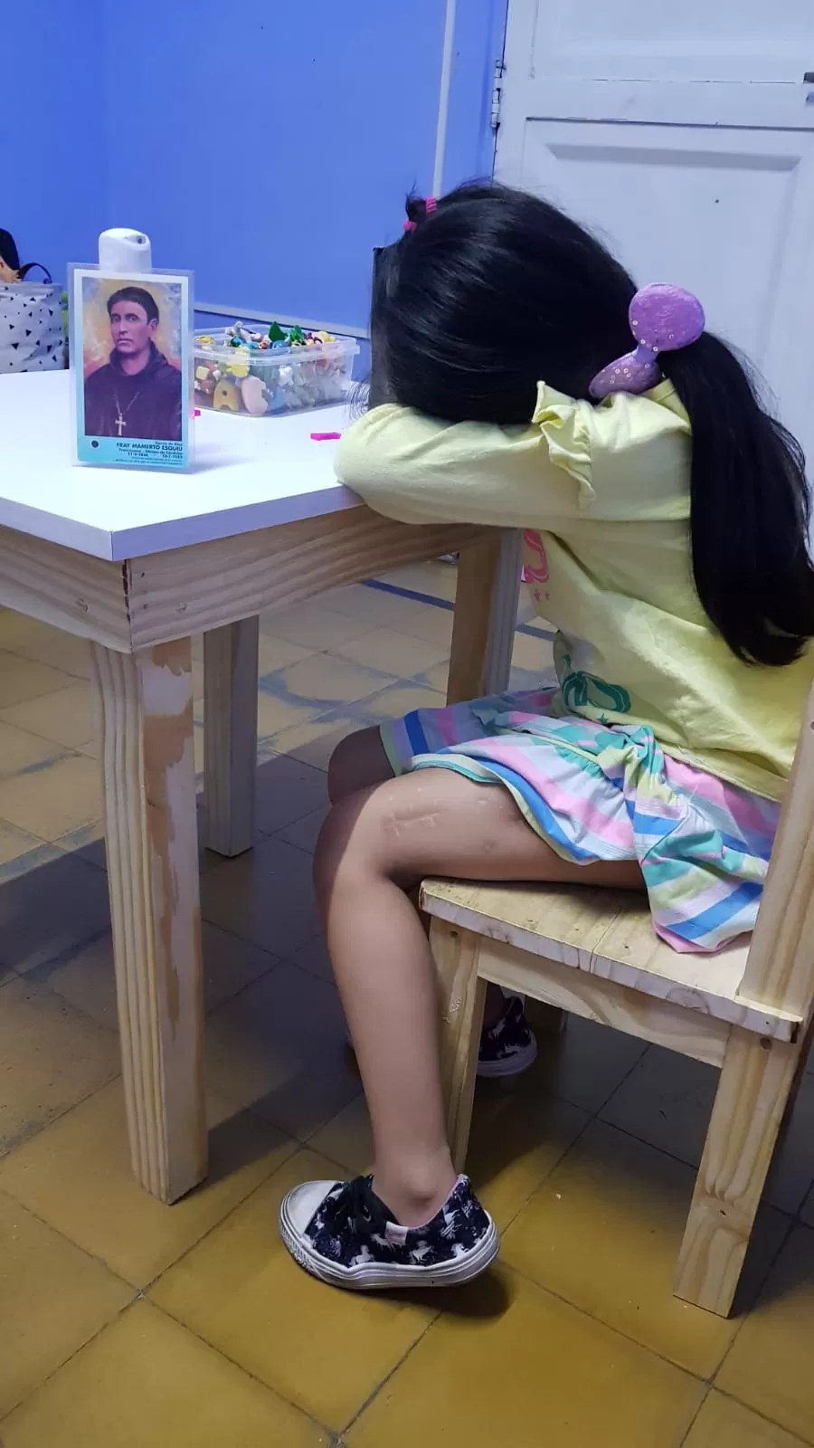 VIDA NORMAL. Emmita ya no padece consecuencias de la osteomielitis.  