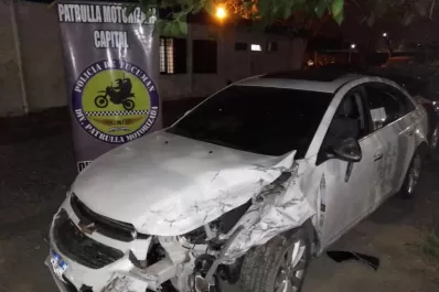 Atropelló a un policía y ocasionó un choque en cadena