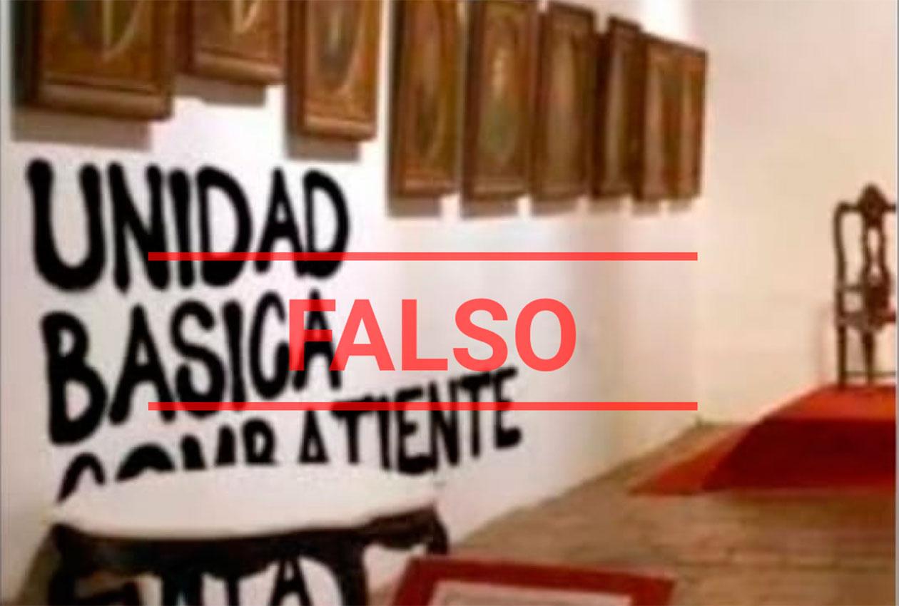 Polémica en la Casa Histórica: ¿es real la foto de las pintadas en el Salón de la Jura?