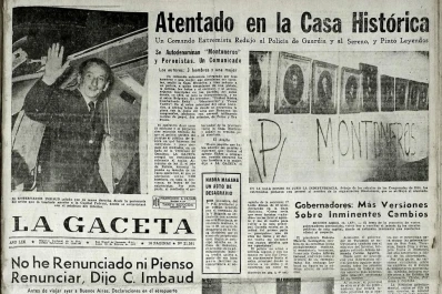 Atentado guerrillero: un golpe de 15 minutos que conmocionó a la provincia