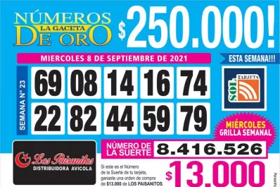 Los Números de Oro de LA GACETA