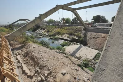 La semana próxima reinician las obras en el puente sobre el Canal Sur
