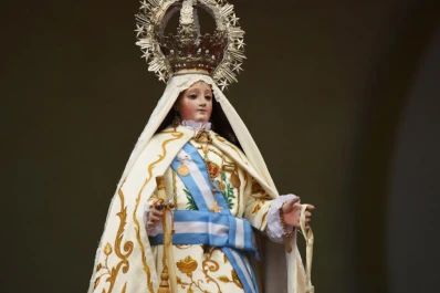 Marcha de gauchos en homenaje a la Virgen de La Merced