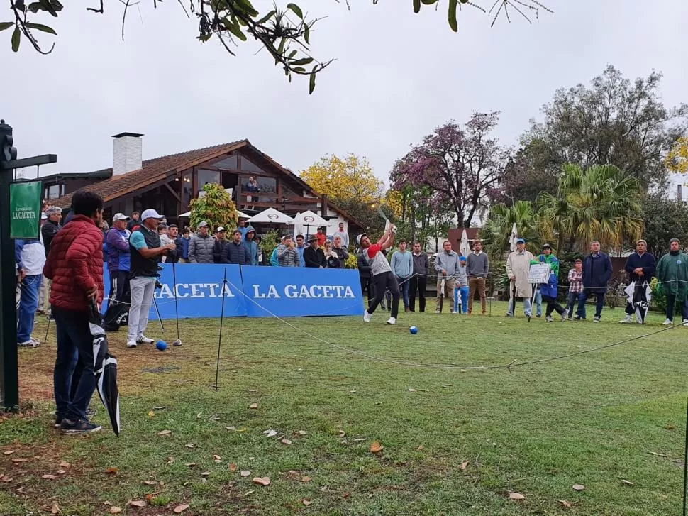 DRIVE. Núñez venía golpeado anímicamente tras no poder conservar su tarjeta en el Korn Ferry Tour, pero volvió a las bases y mostró su mejor nivel en el Jockey Club.  