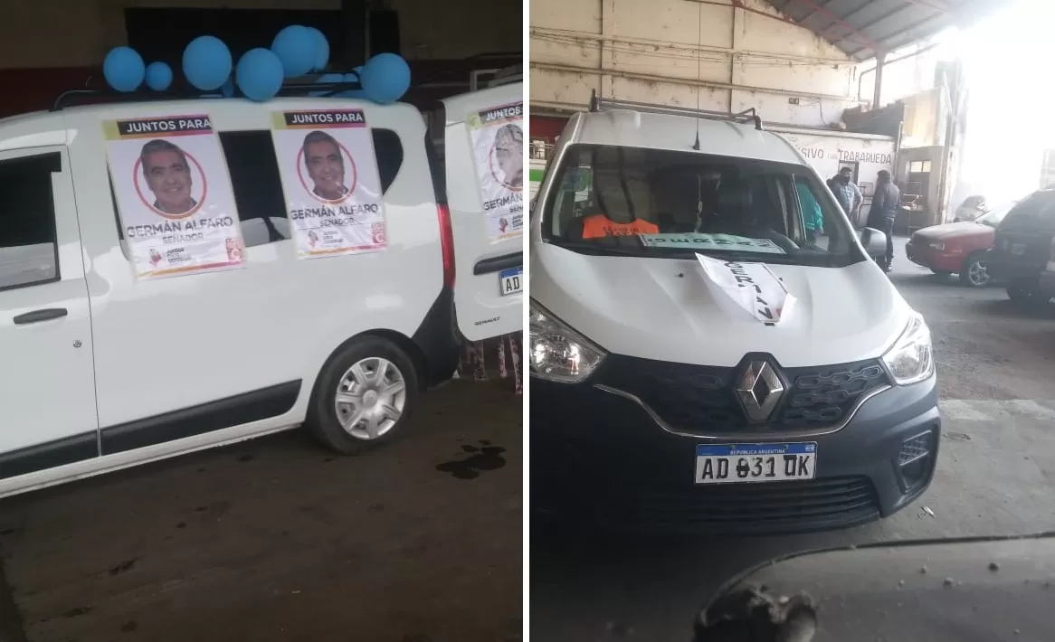 Vehículos utilizados para la campaña. FOTOS ENVIADAS POR JOSÉ RICARDO ASCÁRATE. 