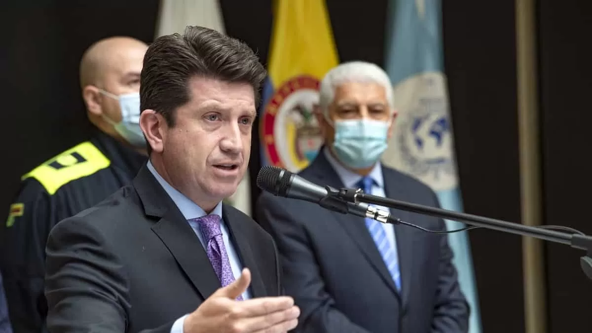 Diego Molano, Ministro de Defensa de Colombia. Foto tomada de Twitter: @Diego_Molano