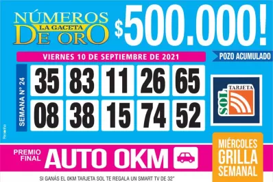 Los Números de Oro de LA GACETA