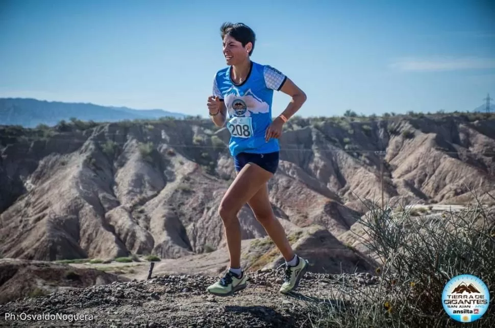 EN SAN JUAN. La atleta quedó tercera en el Nacional, clave para ser convocada a la selección. 