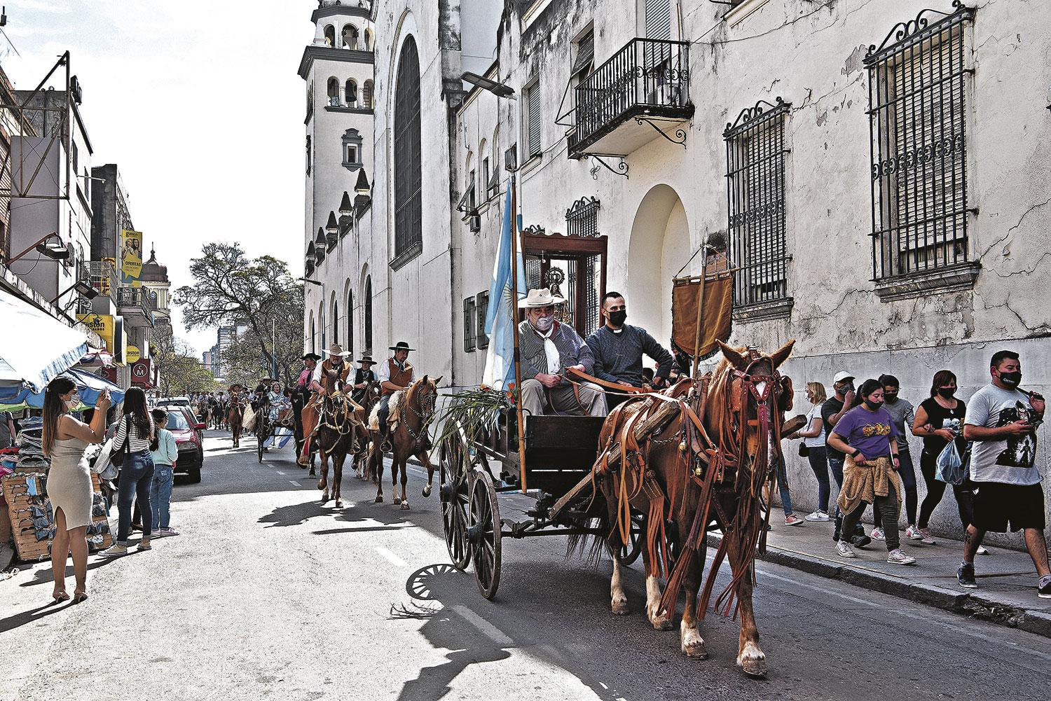 Los gauchos rindieron tributo a la Virgen de la Merced