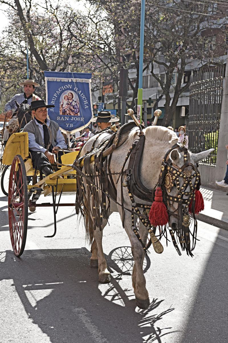 Los gauchos rindieron tributo a la Virgen de la Merced