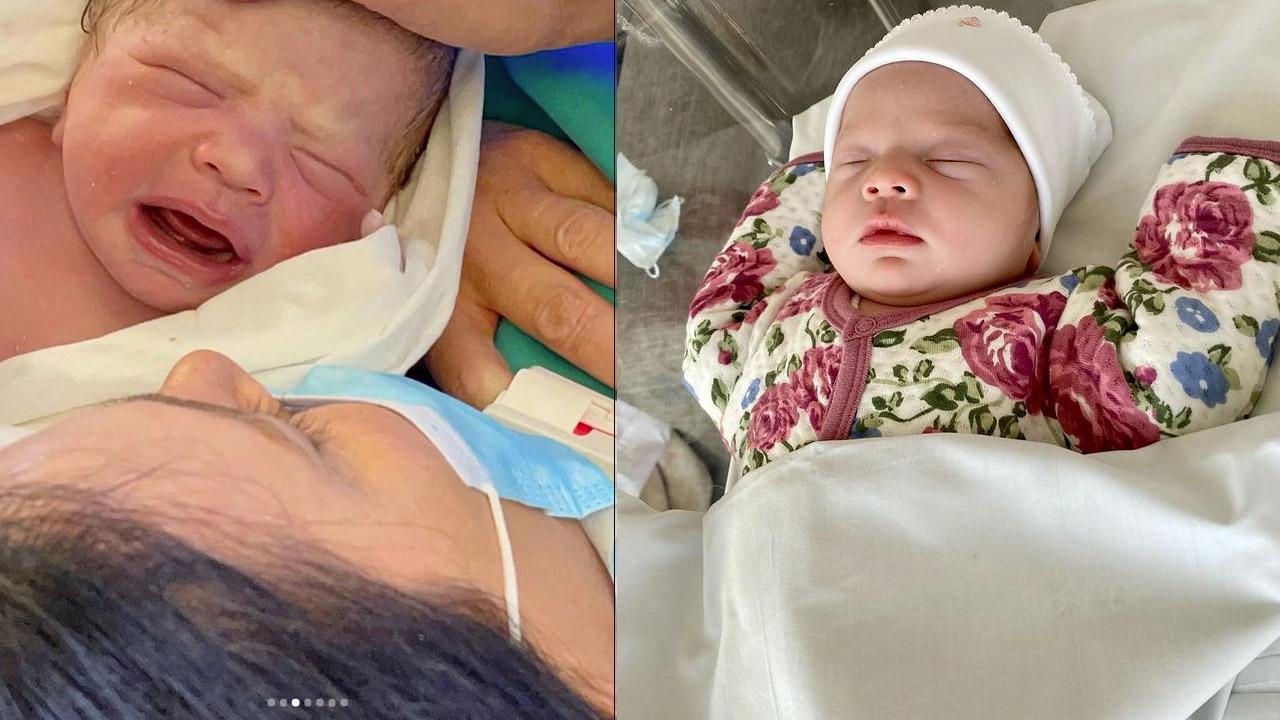 Luciana Aymar fue mamá por segunda vez y compartió imágenes del nacimiento de Lupe