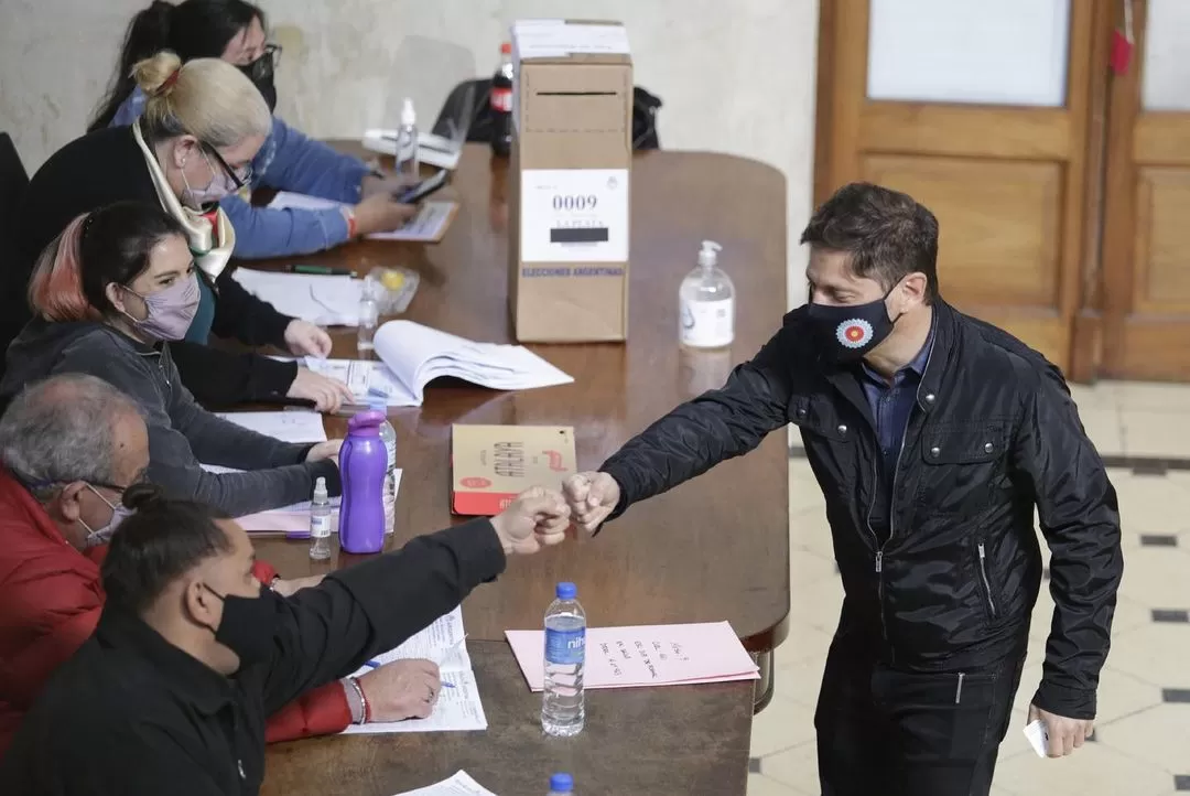 Axel Kicillof, tras votar: es un momento importante para la democracia