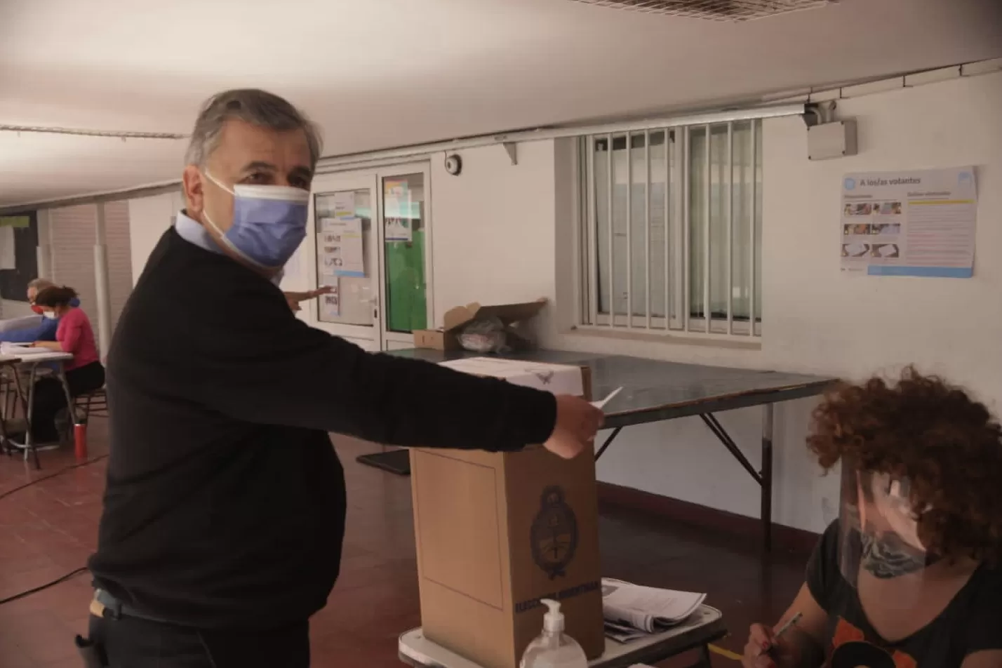 Mario Negri, el candidato que había sido bendecido por Macri. 