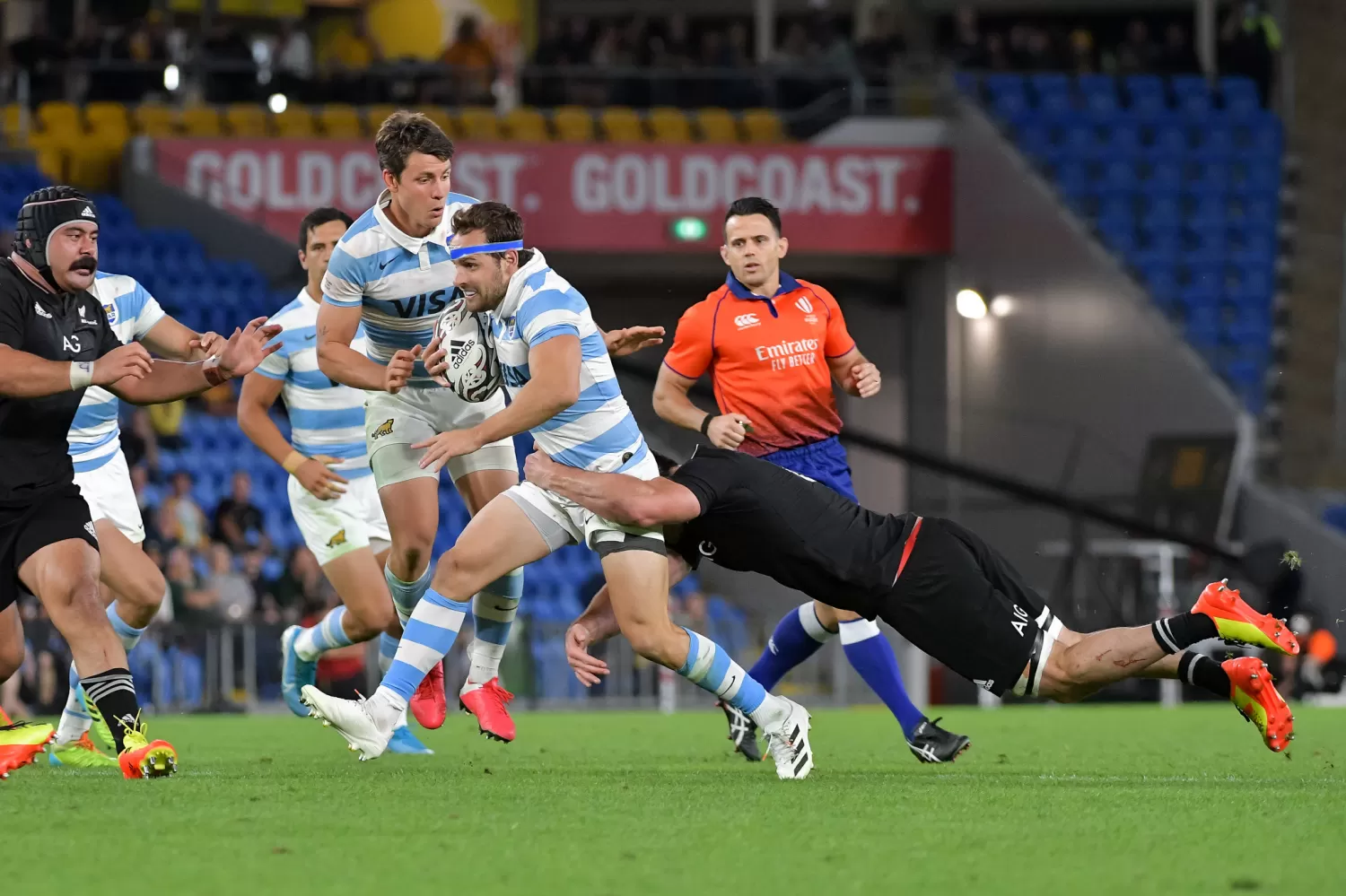 HISTÓRICO. El tucumano Nicolás Sánchez es el máximo goleador de Los Pumas.