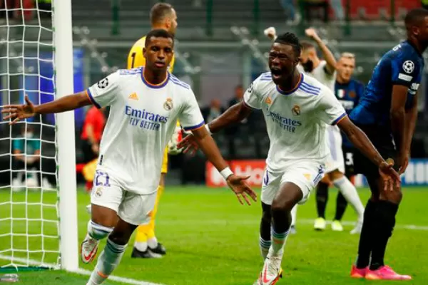 Real Madrid venció sobre la hora a Inter en Italia