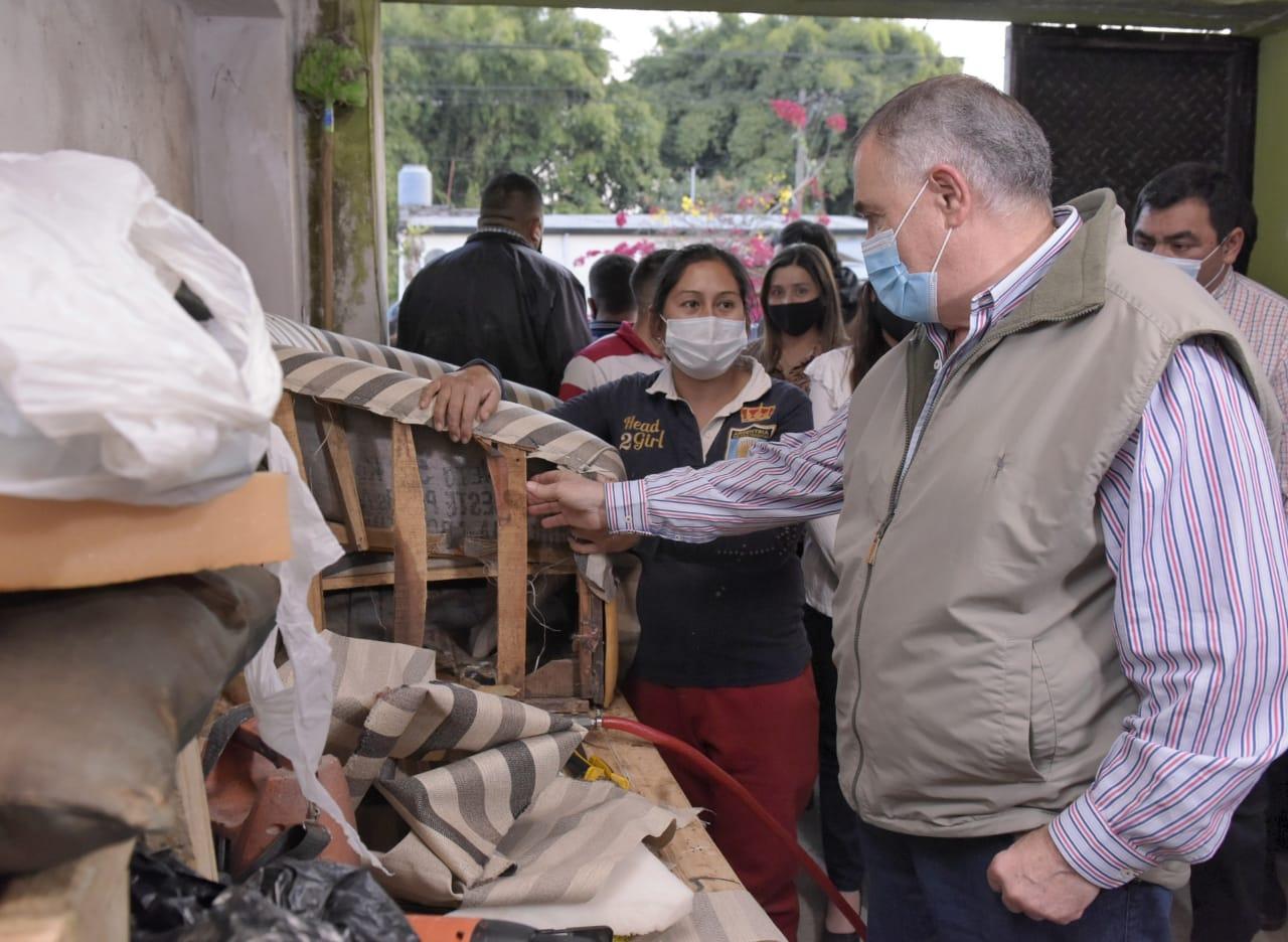 Osvaldo Jaldo visitó a emprendedoras en Famaillá