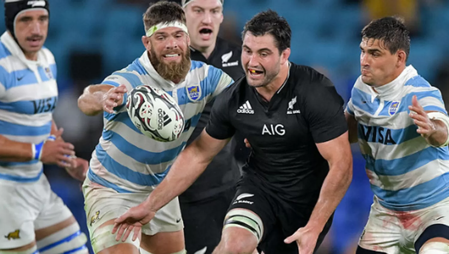 DURA DERROTA. En el último cruce los All Blacks fueron demasiado para Los Pumas.