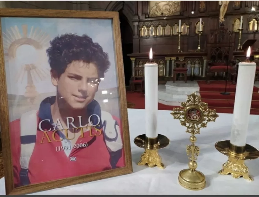 VENERACIÓN. El beato Acutis tenía sólo 15 años cuando murió de leucemia. 
