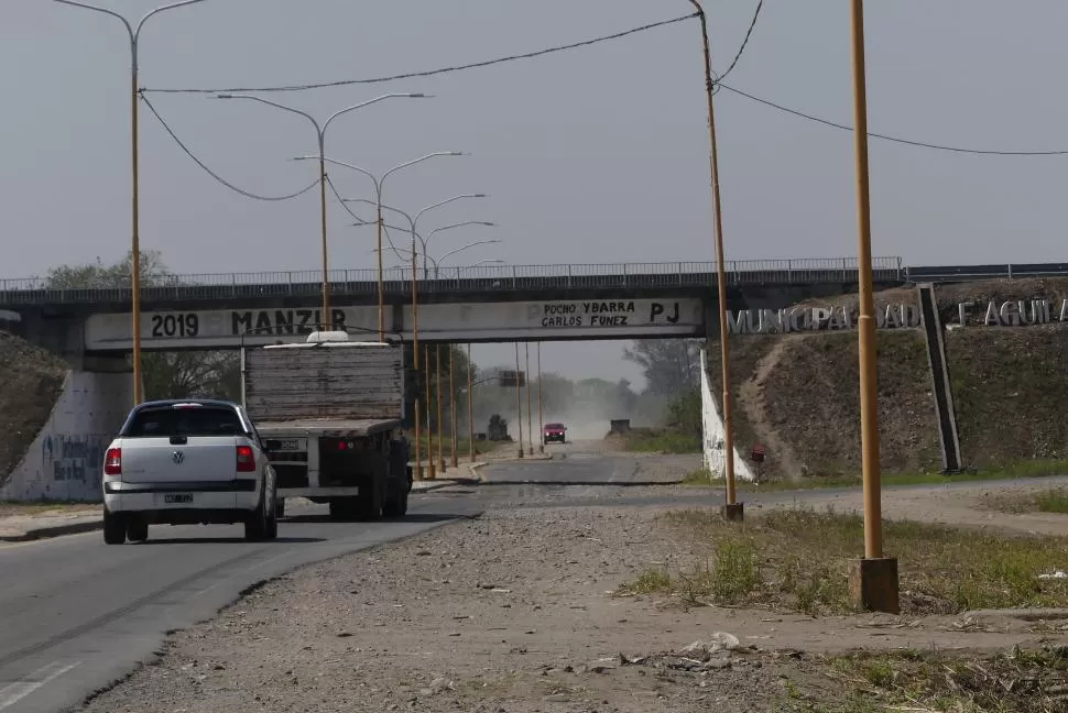 PELIGRO. El cruce de las rutas 38 con la 331 es uno de los lugares elegidos para las fiestas. 