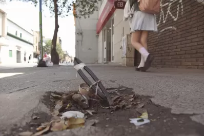 Cuando una vereda rota se convierte en la peor pesadilla