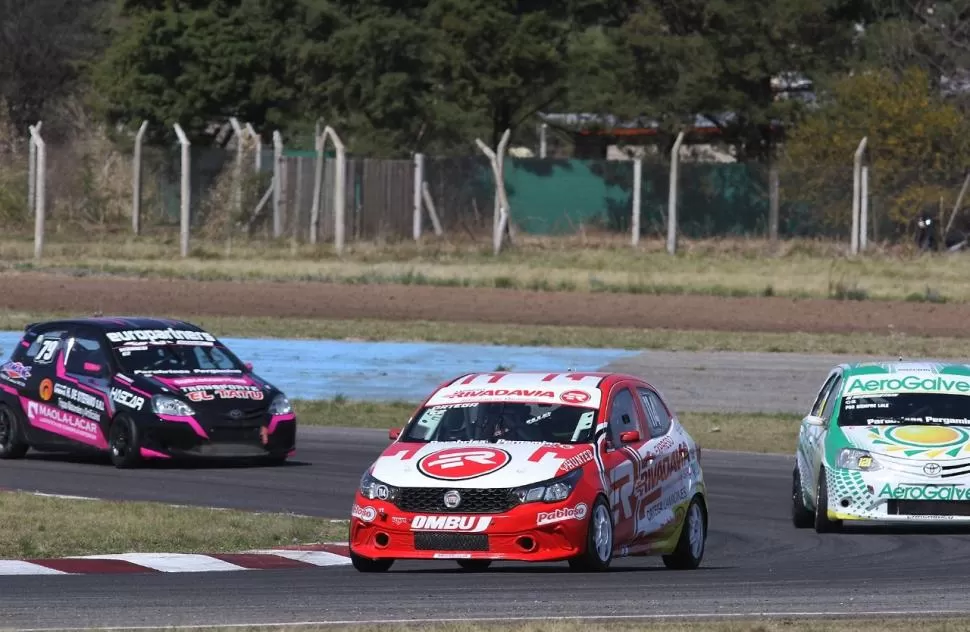 EL AUTO. El Fiat Argo le está dando tranquilidad a “Pabloso” en la pista   cordobesa. 