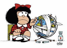 MAFALDA. Desde la voz de una niña, Quino se burlaba de Onganía. quino.com.ar 