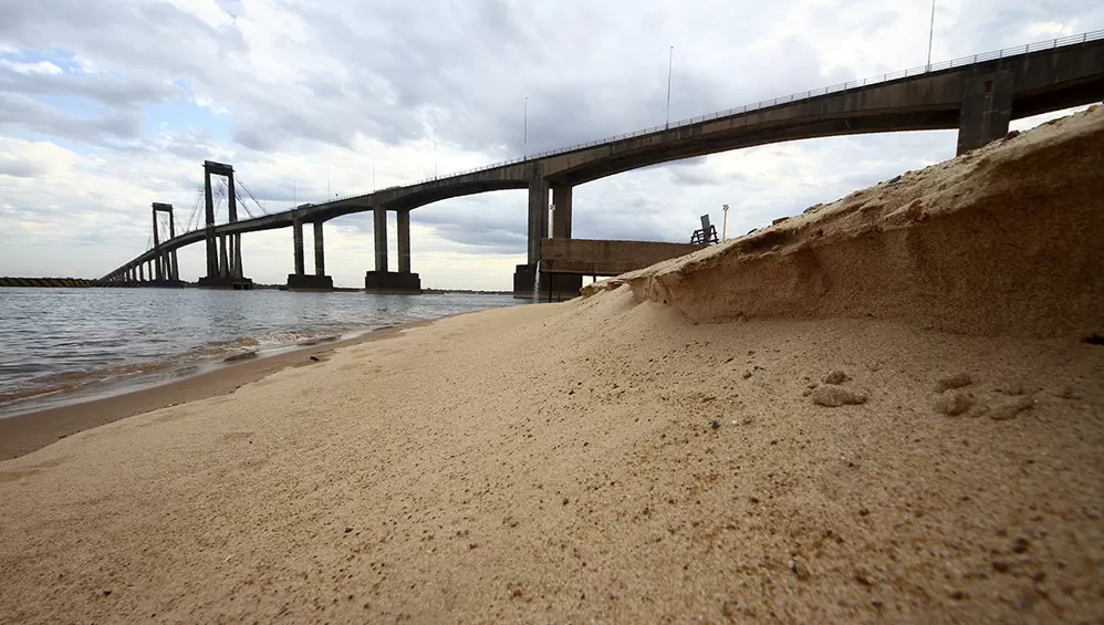 PROBLEMAS. Se agrava la bajante del río Paraná.