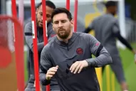 Messi volvió a entrenar y jugaría mañana ante Manchester City
