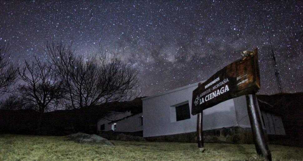 BAJO LAS ESTRELLAS. La noche es incomparable en La Ciénaga, con el cielo despejado. 