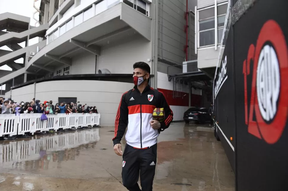 COLOMBIANO. Jorge Carrascal será uno de los titulares de River esta tarde. twitter@riverplate