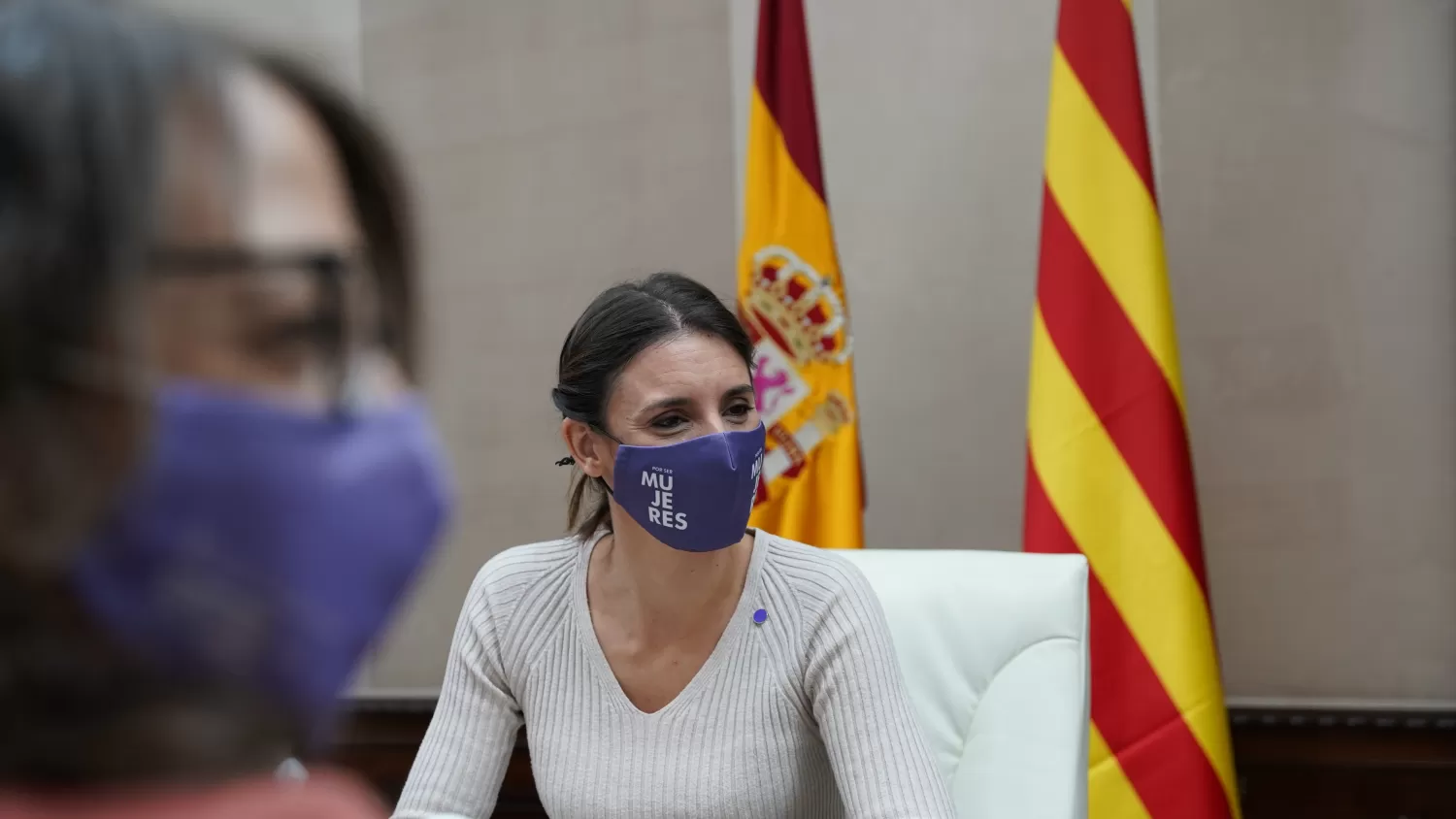 IRENE MONTERO, ministra de Igualdades de España