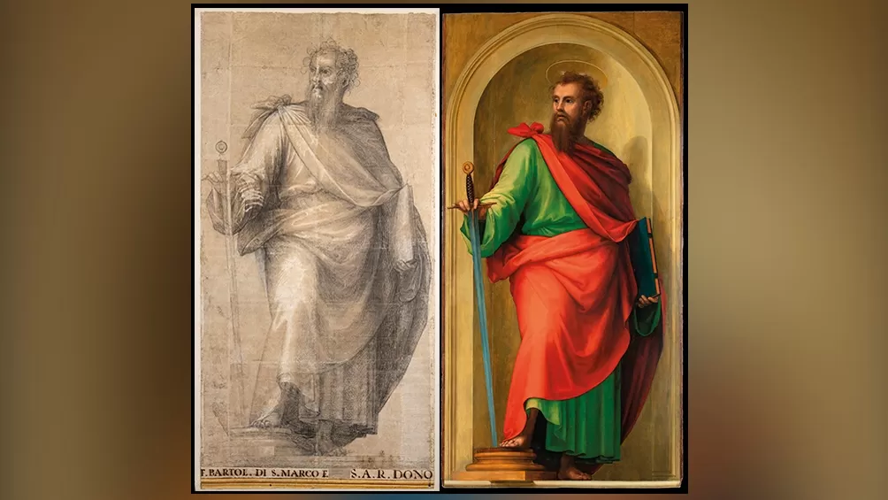 IMAGEN de SAN PEDRO. La Santa Sede confirmó que Rafael Sanzio pintó el óleo entre fines de 1518 e inicios de 1519, un año antes de su deceso. 