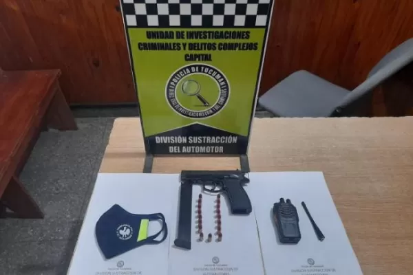 La policía encontró el arma usada en un violento asalto