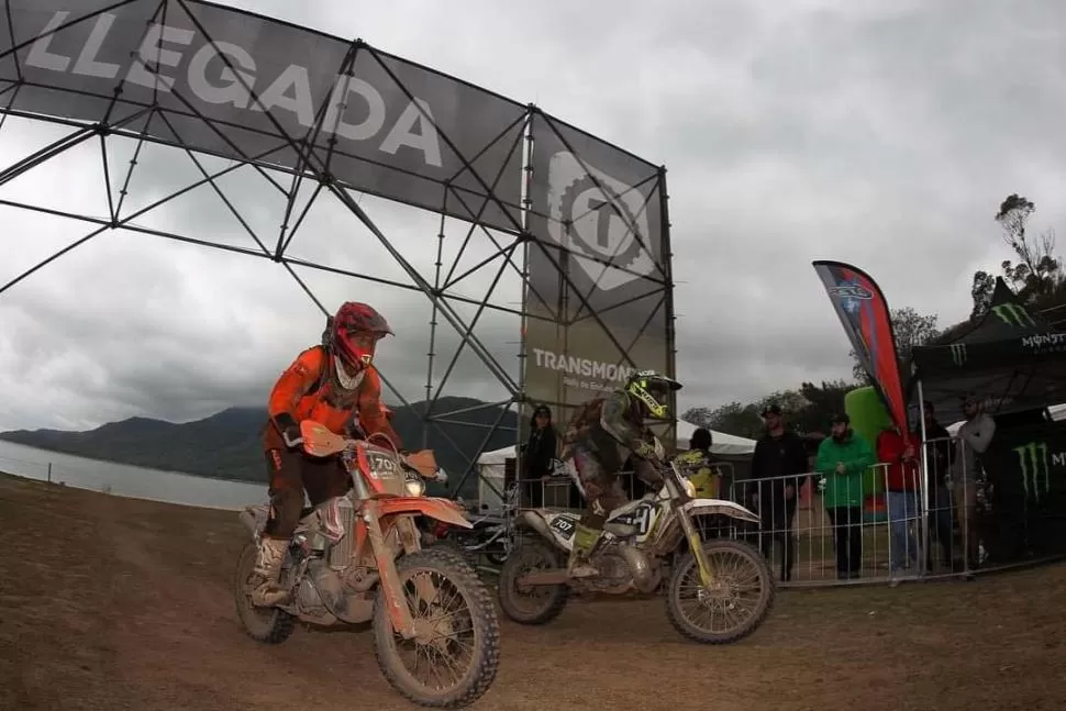 LA LLEGADA. La competencia de enduro tendrá  su meta en El Cadillal, luego de partir desde La Sala. 