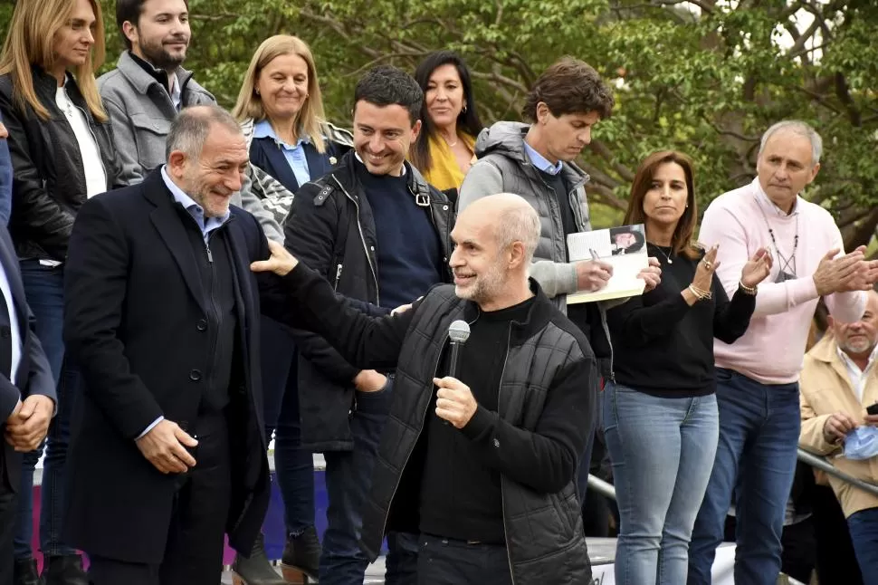 GIRA. Rodríguez Larreta ya estuvo en Córdoba apoyando a candidatos. 