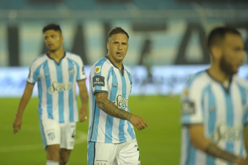 BANCÓ LA PARADA. Mussis respaldó al técnico y se mostró ansioso por volver a ser titular. El volante cumplió las dos fechas de suspensión y podría ir de arranque. 